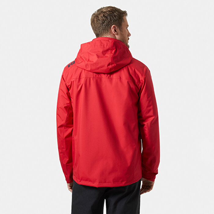 Helly Hansen Crew Hooded Midlayer 2 Erkek Kırmızı Kapüşonlu Mont