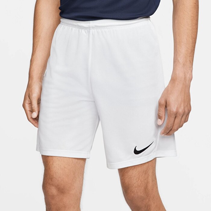 Nike Park III Dri Fit Erkek Beyaz Şort