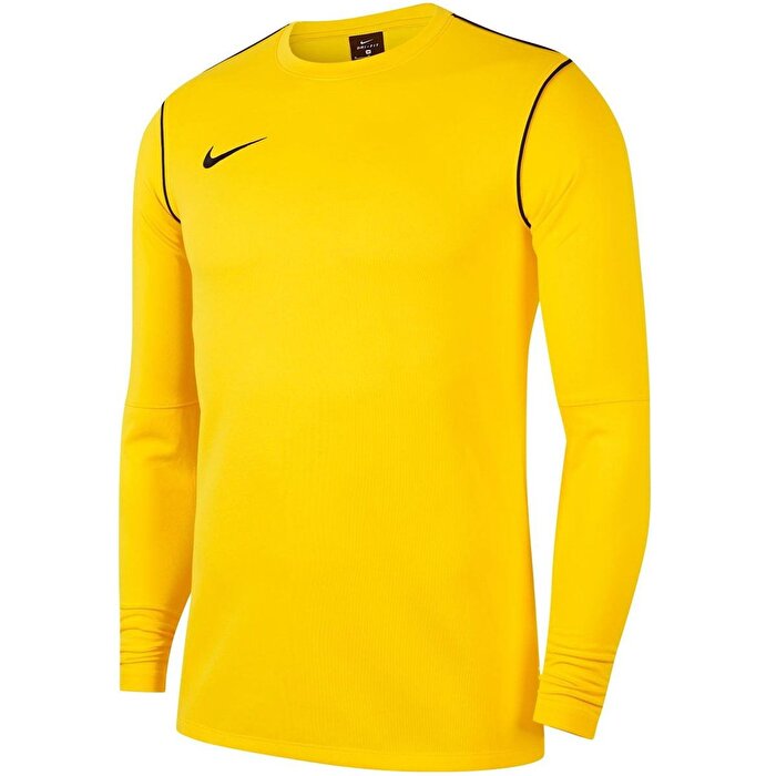Nike Park 20 Crew Erkek Sarı Yuvarlak Yaka Uzun Kol Tişört
