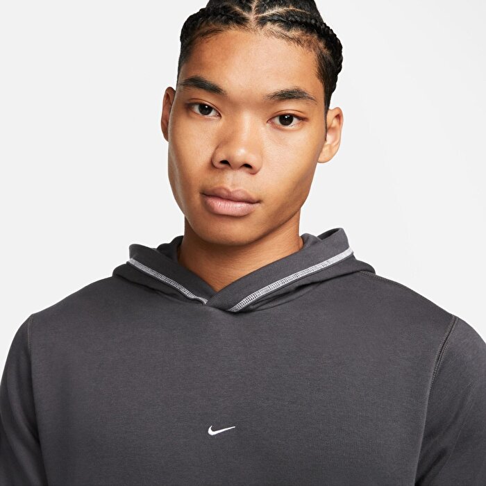 Nike Strike 22 Erkek Gri Kapüşonlu Hoodie