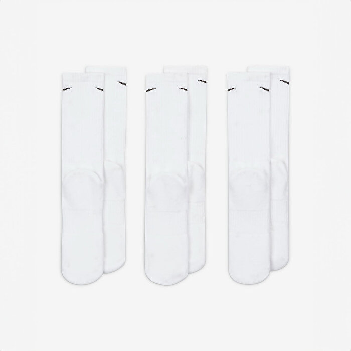 Nike Everyday Cush Crew 3Pr Beyaz Çorap