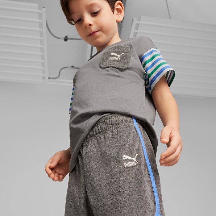 Puma Summer Camp Classics Çocuk Gri Şort
