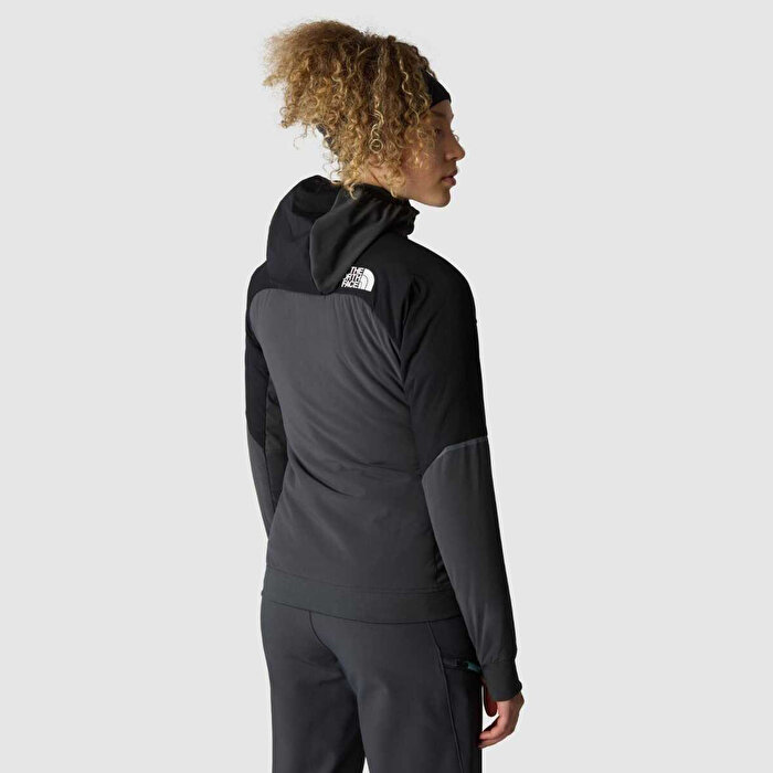 The North Face Dawn Turn Hybrid Ventrix Hoodie Kadın Siyah Kapüşonlu Mont