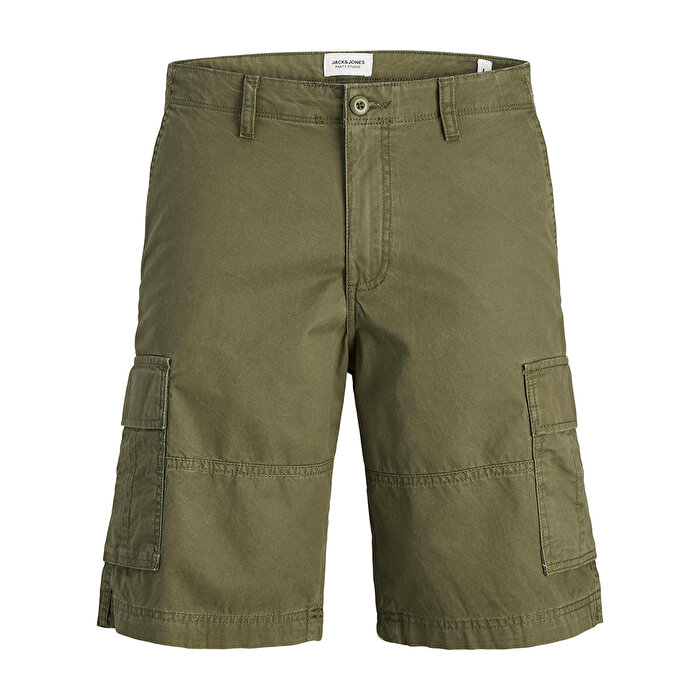 Jack&Jones Cole Mateo Cargo Mid Erkek Haki Şort
