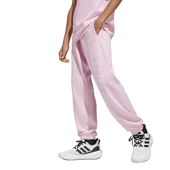 adidas All Season Gfx Çocuk Pembe Eşofman Altı