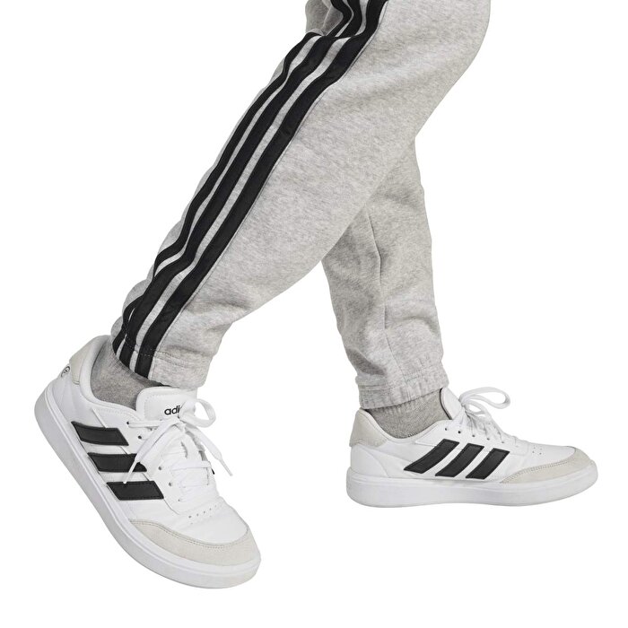 adidas 3 Stripes Fleece 280 Çocuk Gri Eşofman Altı