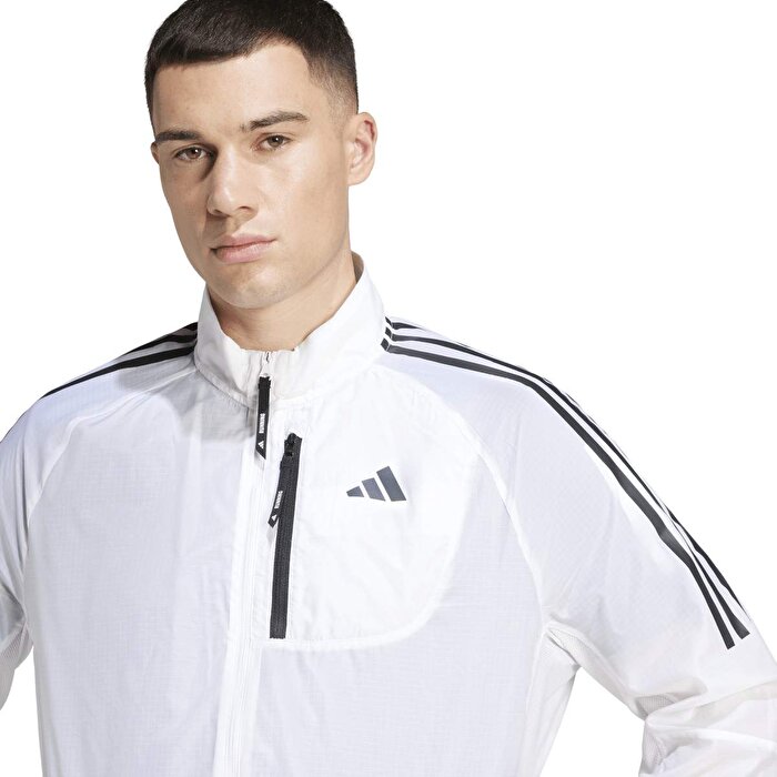 adidas Otr 3S M Erkek Beyaz Dik Yaka Ceket