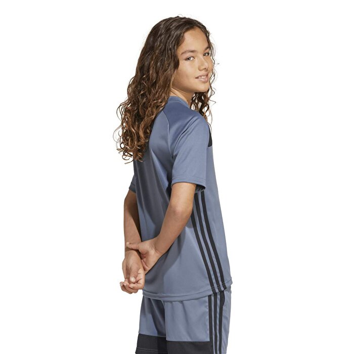 adidas Tiro 25 Essentials Çocuk Gri Yuvarlak Yaka Forma