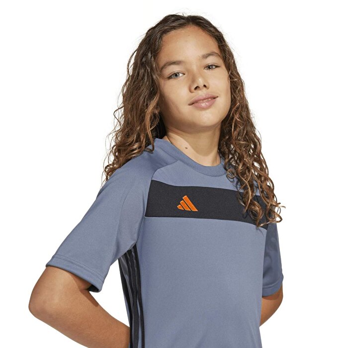 adidas Tiro 25 Essentials Çocuk Gri Yuvarlak Yaka Forma