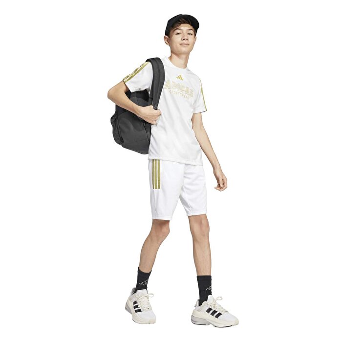 adidas Hot Cof Çocuk Beyaz Şort