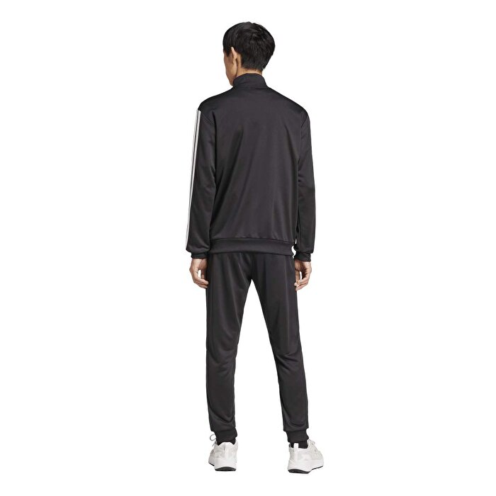adidas 3 Stripes Ft Tt Ts Erkek Siyah Dik Yaka Eşofman Takımı