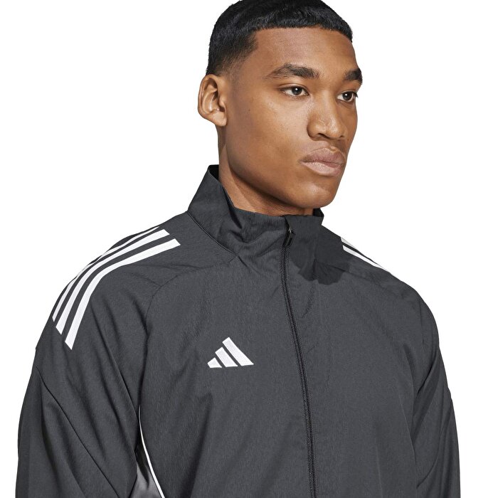 adidas Tiro25C Pre Jkt Erkek Siyah Dik Yaka Ceket