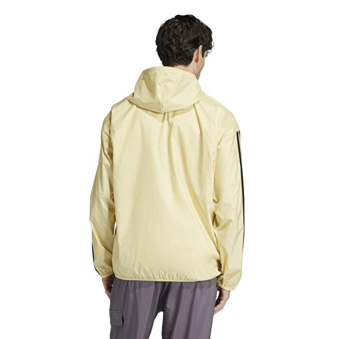 adidas 3 Stripes Wb Erkek Sarı Kapüşonlu Ceket