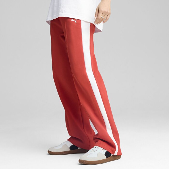 Puma T7 Always On Straight Kadın Kırmızı Eşofman Altı