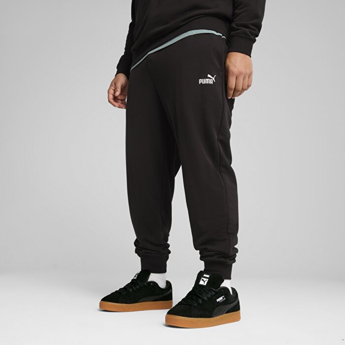 Puma Essentials No 1 Logo Erkek Siyah Eşofman Altı