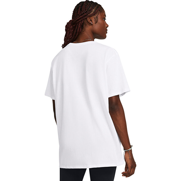 Under Armour Campus Oversize Kadın Beyaz Tişört
