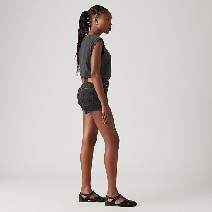 Levi's High Rise 501 Kadın Siyah Şort