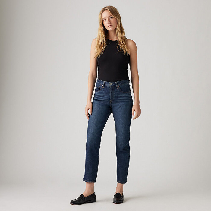Levi's 501 Crop Kadın Lacivert Jean