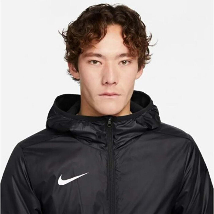 Nike Therma Repel Park Erkek Siyah Kapüşonlu Mont