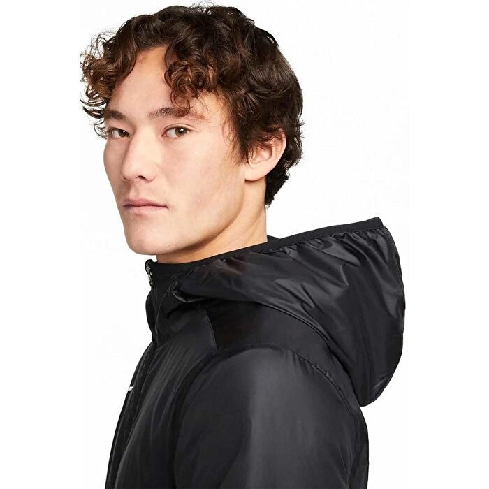 Nike Therma Repel Park Erkek Siyah Kapüşonlu Mont