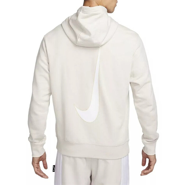 Nike Pullover Erkek Ekru Kapüşonlu Sweatshirt