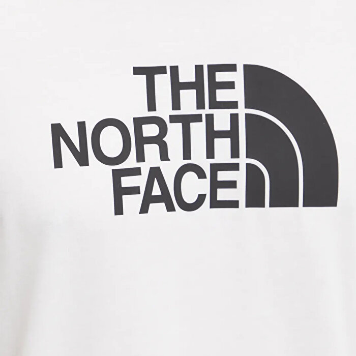 The North Face Easy Erkek Beyaz Yuvarlak Yaka Tişört