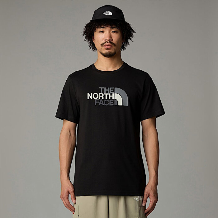 The North Face Easy Erkek Siyah Yuvarlak Yaka Tişört