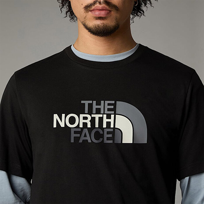The North Face Easy Erkek Siyah Yuvarlak Yaka Tişört