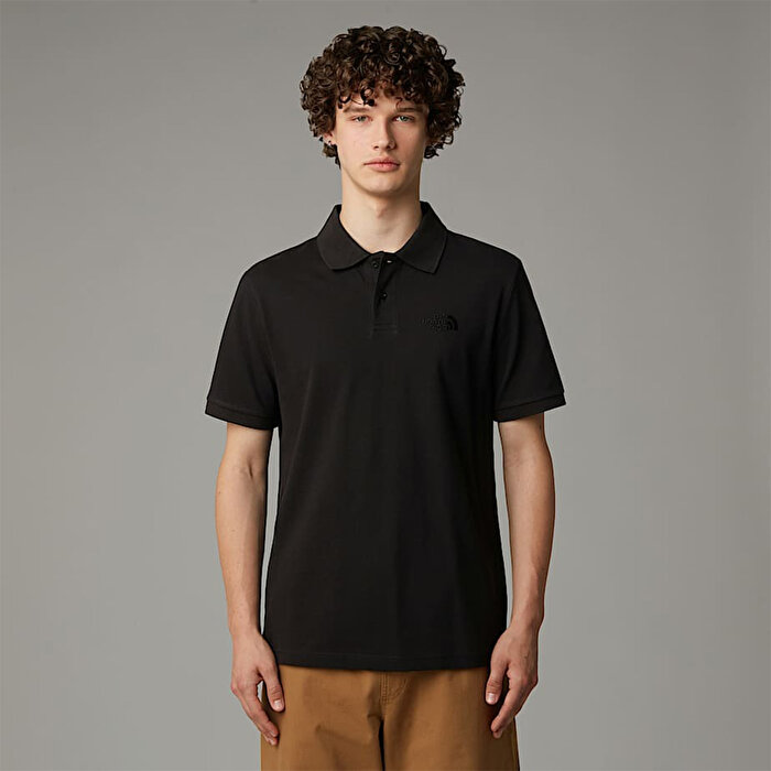 The North Face Essential Regular Erkek Siyah Polo Yaka Tişört