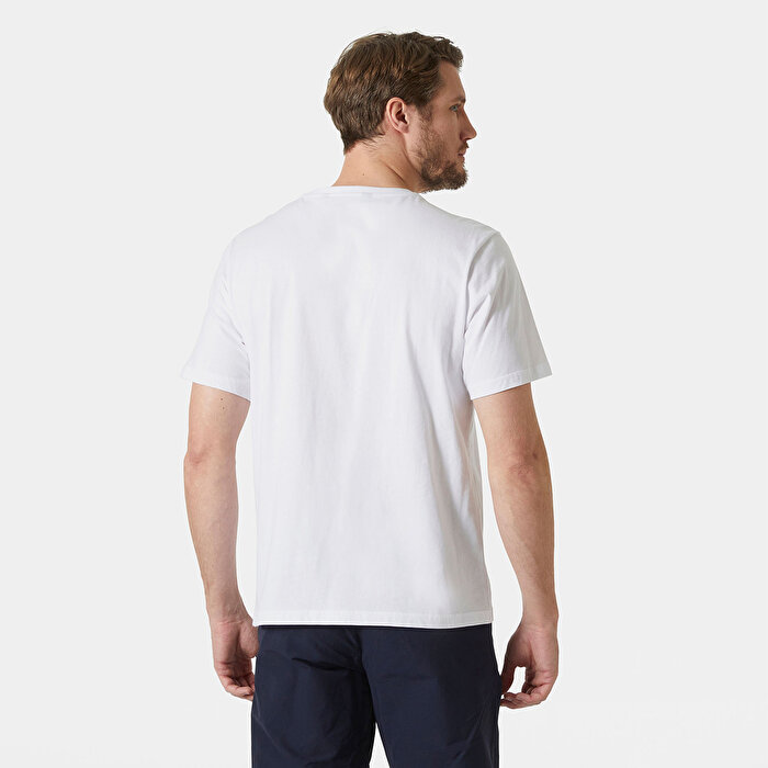 Helly Hansen HH Logo 3.0 Erkek Beyaz Yuvarlak Yaka Tişört