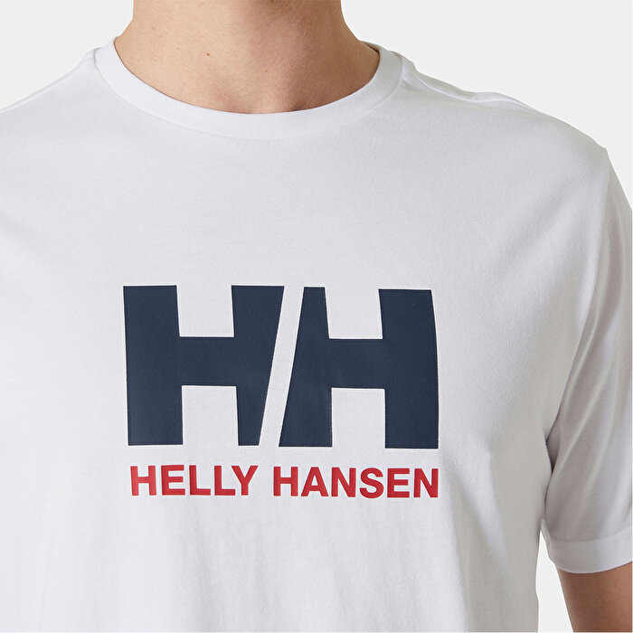 Helly Hansen HH Logo 3.0 Erkek Beyaz Yuvarlak Yaka Tişört