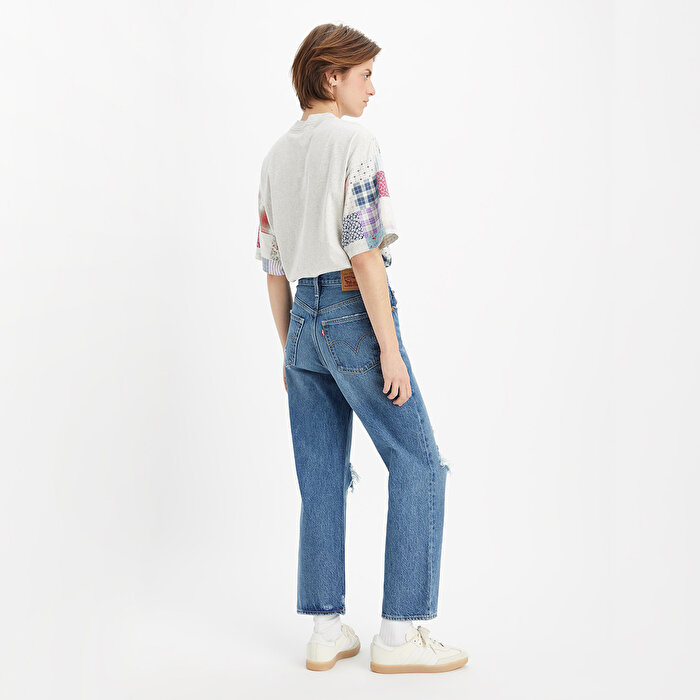 Levi's Ribcage Straight Kadın Mavi Jean
