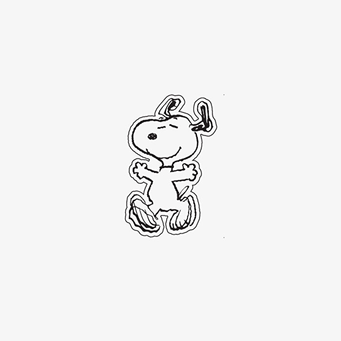 Crocs Peanuts Snoopy Beyaz Jibbitz