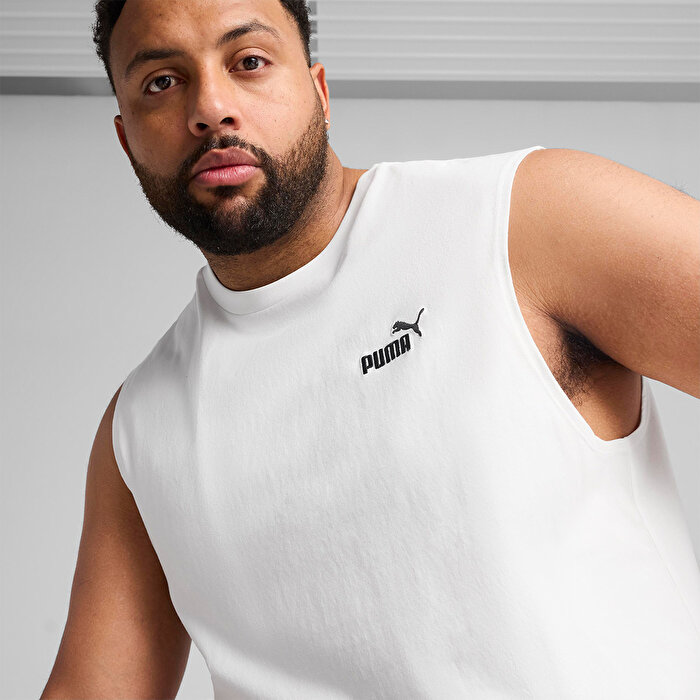 Puma Essentials Erkek Beyaz Atlet