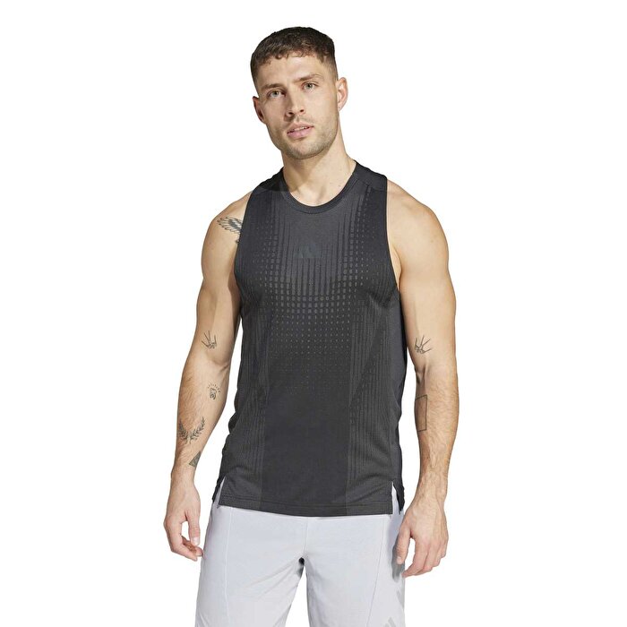 adidas Airchill Erkek Siyah Yuvarlak Yaka Atlet