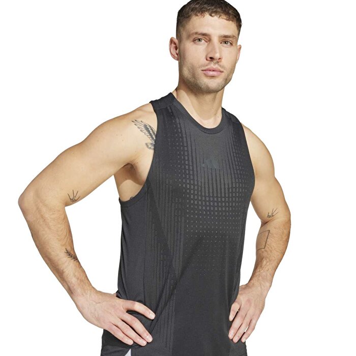 adidas Airchill Erkek Siyah Yuvarlak Yaka Atlet