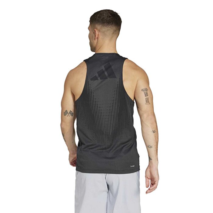 adidas Airchill Erkek Siyah Yuvarlak Yaka Atlet