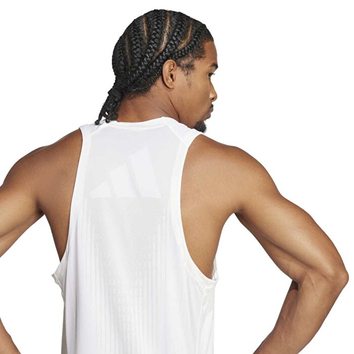 adidas Airchill Erkek Beyaz Yuvarlak Yaka Atlet