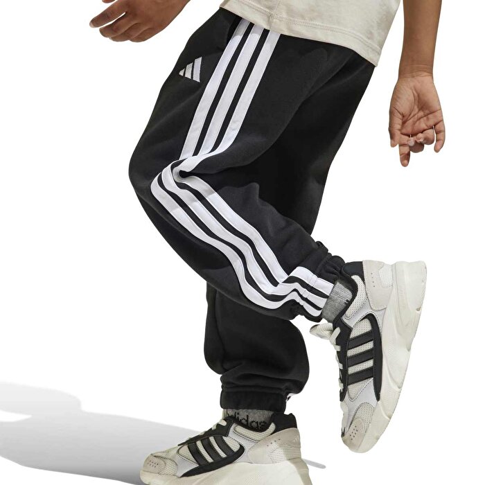 adidas 3 Stripes Fleece 240 Çocuk Siyah Eşofman Altı