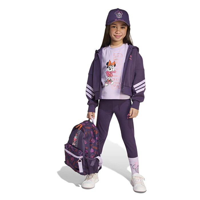 adidas Disney Minnie Mouse Bebek Mor Kapüşonlu Ceket