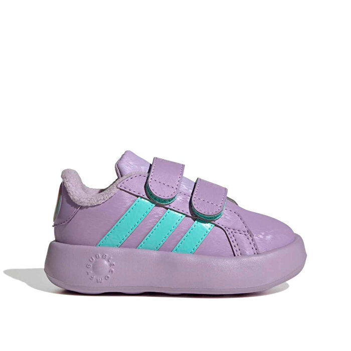 adidas Grand Court Frozen Bebek Mor Sneaker