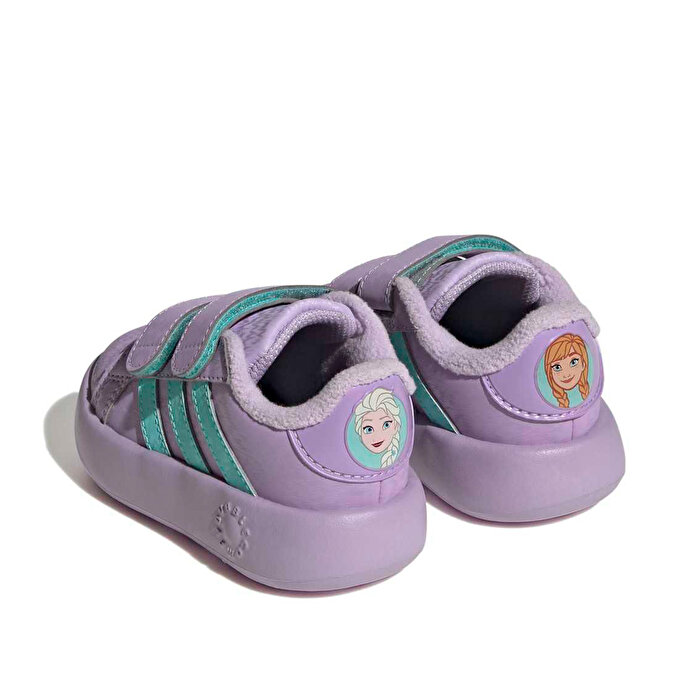 adidas Grand Court Frozen Bebek Mor Sneaker