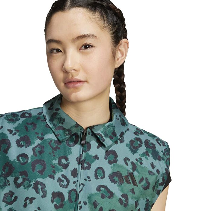 adidas All Over Print Kadın Yeşil Yelek
