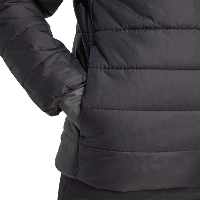 adidas Terrex Multi Essentials Insulated Kadın Siyah Kapüşonlu Mont