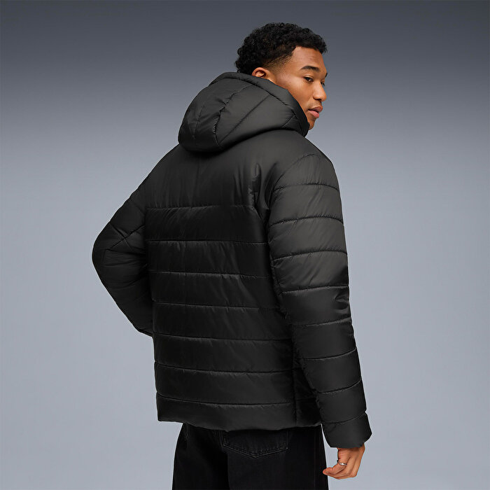 Puma Essentials Hooded Padded Erkek Siyah Kapüşonlu Mont