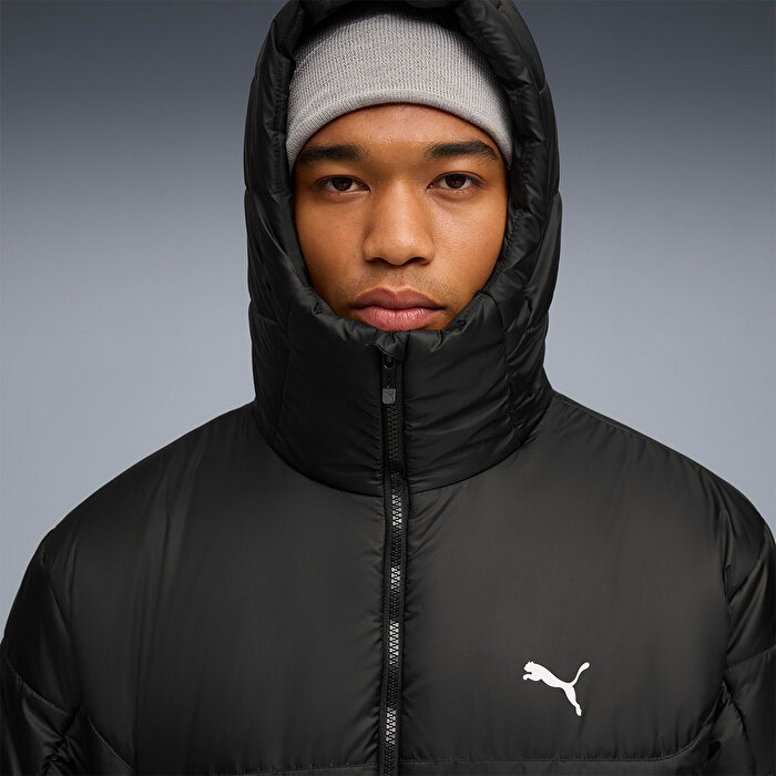 Puma Essentials Hooded Padded Erkek Siyah Kapüşonlu Mont