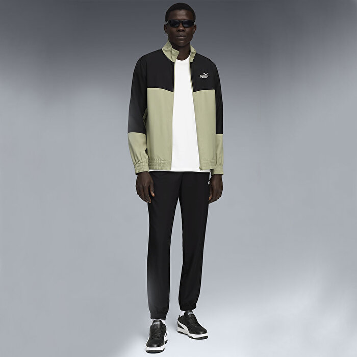 Puma Woven Colorblock Erkek Dik Yaka Eşofman Takımı