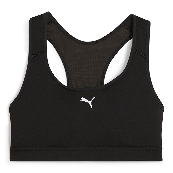 Puma 4Keeps Run Bra Kadın Siyah Bisiklet Yaka Sporcu Sütyeni