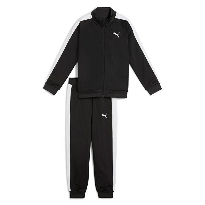 Puma T7 Always On Çocuk Siyah Bisiklet Yaka Eşofman Takımı