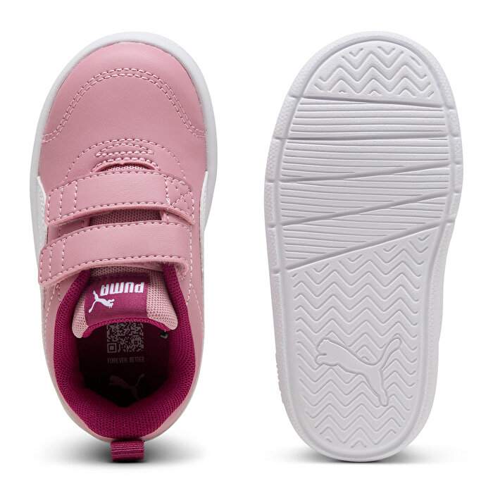 Puma Courtflex V3 V Bebek Pembe Sneaker